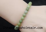 CGB5008 6mm, 8mm round China jade beads stretchy bracelets