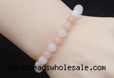 CGB5009 6mm, 8mm round pink aventurine beads stretchy bracelets