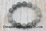 CGB5305 10mm, 12mm round seaweed quartz beads stretchy bracelets