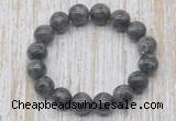 CGB5318 10mm, 12mm round black labradorite beads stretchy bracelets