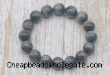 CGB5324 10mm, 12mm round eagle eye beads stretchy bracelets