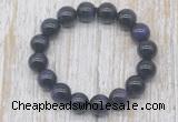 CGB5328 10mm, 12mm round purple tiger eye beads stretchy bracelets