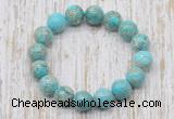 CGB5368 10mm, 12mm round sea sediment jasper beads stretchy bracelets