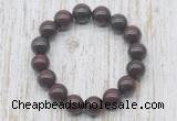 CGB5379 10mm, 12mm round brecciated jasper beads stretchy bracelets