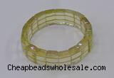 CGB671 7.5 inches 11*16mm lemon quartz bracelet wholesale