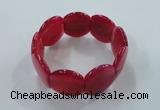 CGB700 8 inches 25*30mm agate gemstone bracelet wholesale