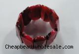 CGB708 8 inches 21*55mm agate gemstone bracelet wholesale