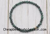 CGB7209 4mm tiny green tiger eye beaded meditation yoga bracelets