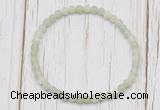 CGB7240 4mm tiny New jade beaded meditation yoga bracelets