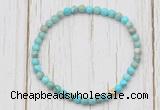 CGB7283 4mm tiny sea sediment jasper beaded meditation yoga bracelets