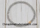 CGB7305 4mm tiny labradorite beaded meditation yoga bracelets