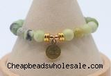 CGB7786 8mm Australia chrysoprase bead with luckly charm bracelets