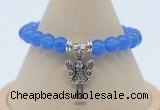 CGB7879 8mm candy jade bead with luckly charm bracelets whoesale