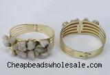 CGB821 30*68mm - 30*70mm druzy agate gemstone bangles wholeasale