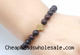 CGB8898 8mm, 10mm brecciated jasper & cross hematite power beads bracelets