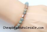 CGB9250 8mm, 10mm serpentine jasper & drum hematite power beads bracelets