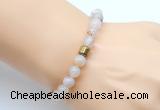 CGB9262 8mm, 10mm montana agate & drum hematite power beads bracelets