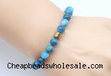 CGB9295 8mm, 10mm apatite & drum hematite power beads bracelets