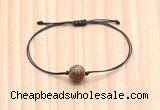 CGB9925 Fashion 12mm picasso jasper adjustable bracelet jewelry