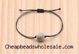 CGB9929 Fashion 12mm serpentine jasper adjustable bracelet jewelry