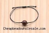 CGB9945 Fashion 12mm mahogany obsidian adjustable bracelet jewelry