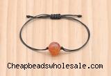 CGB9963 Fashion 12mm fire agate adjustable bracelet jewelry