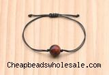 CGB9969 Fashion 12mm red tiger eye adjustable bracelet jewelry