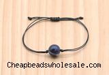 CGB9978 Fashion 12mm sodalite gemstone adjustable bracelet jewelry