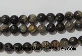 CGE101 15.5 inches 6mm round glaucophane gemstone beads