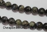 CGE102 15.5 inches 8mm round glaucophane gemstone beads