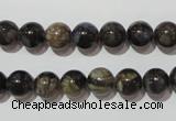 CGE103 15.5 inches 10mm round glaucophane gemstone beads