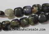 CGE151 15.5 inches 10*10mm square glaucophane gemstone beads