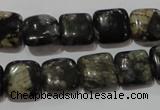 CGE152 15.5 inches 12*12mm square glaucophane gemstone beads