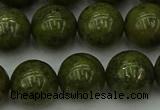 CGJ455 15.5 inches 14mm round green jasper beads wholesale