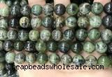 CGJ503 15.5 inches 10mm round green jade beads wholesale