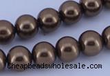 CGL109 5PCS 16 inches 18mm round dyed plastic pearl beads wholesale