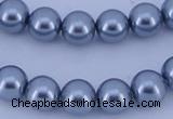 CGL189 5PCS 16 inches 18mm round dyed plastic pearl beads wholesale