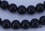 CGL282 10PCS 16 inches 4mm round dyed glass pearl beads wholesale