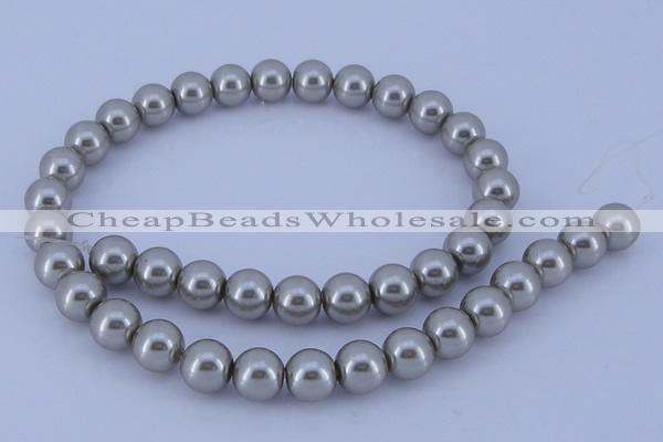 CGL381 2PCS 16 inches 25mm round dyed plastic pearl beads wholesale