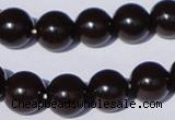 CGL898 10PCS 16 inches 8mm round heated glass pearl beads wholesale