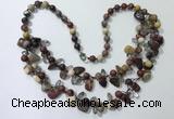 CGN531 19.5 inches chinese crystal & mookaite beaded necklaces