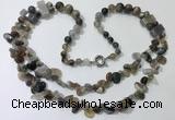 CGN540 27 inches fashion agate gemstone beaded necklaces