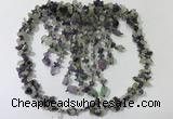 CGN828 20 inches stylish amethyst & prehnite statement necklaces