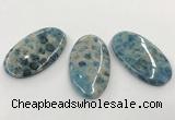 CGP3545 35*50mm oval chrysanthemum agate slab pendants