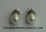 CGP455 15*25mm - 15*30mm teardrop pearl shell pendants wholesale