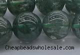 CGQ507 15.5 inches 18mm round imitation green phantom quartz beads