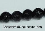 CGS108 15.5 inches 12mm faceted round blue goldstone beads wholesale