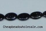 CGS134 15.5 inches 10*14mm oval blue goldstone beads wholesale