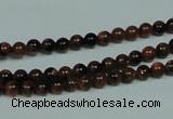 CGS200 15.5 inches 4mm round blue & brown goldstone beads wholesale