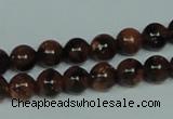 CGS202 15.5 inches 8mm round blue & brown goldstone beads wholesale